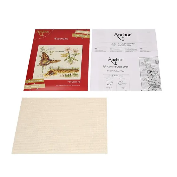 товар Набор для вышивания Anchor "Autumn View" /Осенний вид/ 16*16см, MEZ Венгрия, PCE975 
