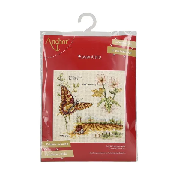 товар Набор для вышивания Anchor "Autumn View" /Осенний вид/ 16*16см, MEZ Венгрия, PCE975 