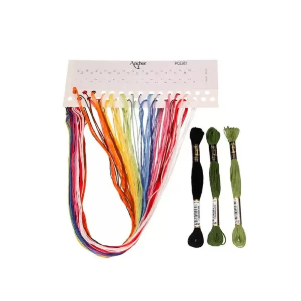 товар Набор для вышивания Anchor "Floral Meadow" /Цветочный луг/ 25*31см, MEZ Венгрия, PCE981 