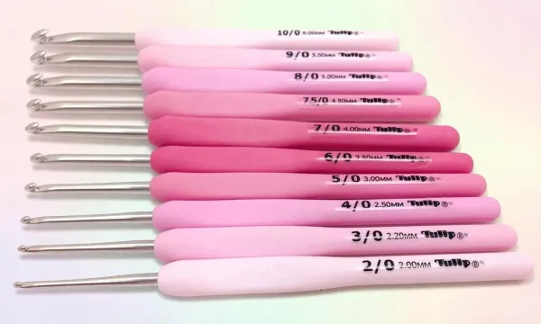 товар Крючок для вязания с ручкой "ETIMO Rose" 2,5мм, Tulip, TER-05e Япония 