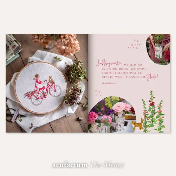 товар Книга "Liebevolle Stickereien nach Motiven von Daniela Drescher", Acufactum Ute Menze, K-4048 