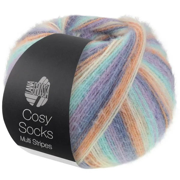 Пряжа 'MEILENWEIT 100 COSY SOCKS MULTI STRIPES' (153)