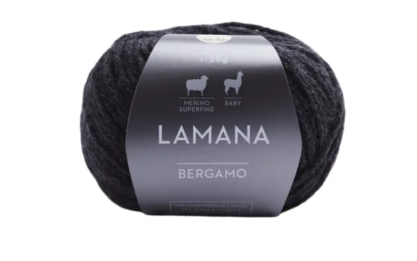 товар /Бергамо/ пряжа Lamana (75% шерсть мериноса сверхтонкая, 25% бэби альпака), 10*25г/65м (28 M, schief 