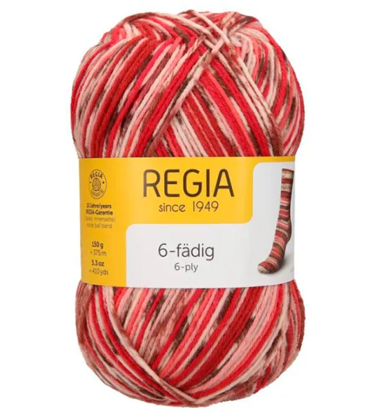 товар Regia 6-fadig Color 150g /Регия 6 ниток Колор 150г/ пряжа, 6 ниток, MEZ, 9801285 Германия 