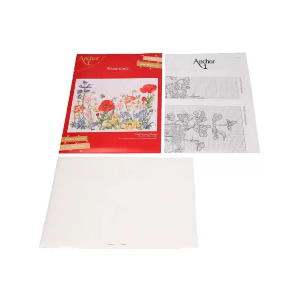 товар Набор для вышивания Anchor "Floral Meadow" /Цветочный луг/ 25*31см, MEZ Венгрия, PCE981 